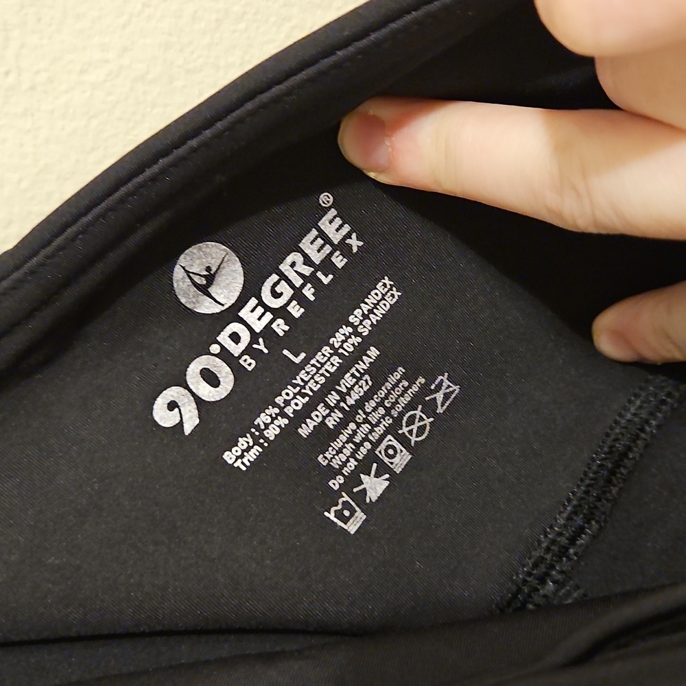 90 Degree By Reflex Black Polarflex Lux Leggings. NWT - Picture 5 of 6